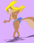  absurd_res amy_squirrel anthro blue_bottomwear blue_clothing blue_skirt bottomwear clothed clothing exposed_butt female hi_res looking_back mammal raised_bottomwear raised_clothing raised_skirt rodent sciurid skirt solo tappytrails tree_squirrel wind 