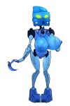 2019 alternate_version_at_source big_breasts biomechanoid bionicle blue_body breasts digital_media_(artwork) elfdrago female gali green_eyes hi_res humanoid lego lego_brick machine mask nipples not_furry robot robot_humanoid simple_background solo toa wearing_mask white_background