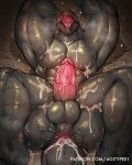 2024 4:5 abs after_anal after_sex agitype01 anthro balls big_penis biped blush bodily_fluids cum cum_from_ass cum_in_ass cum_inside cum_on_chest cum_on_leg digital_media_(artwork) genital_fluids genitals godzilla godzilla_(series) grey_body heart_symbol humanoid_genitalia humanoid_penis kaiju lying male muscular muscular_anthro muscular_male nude_anthro nude_male on_back pecs penis scalie solo sweat toho