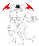  absurd_res chastity_(disambiguation) demon dragmon hi_res invalid_tag machine male muscular nipples robot submissive tail 