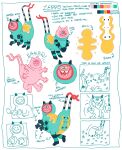 2018 4_arms 4_fingers 4_toes ambiguous_gender armwear arthropod blue_clothing blush blush_stickers caterpillar clothed clothing disability english_text feet fingers hi_res horn insect larva legwear model_sheet multi_arm multi_limb nude pattern_armwear pattern_clothing pattern_legwear polychaete_(artist) puss_moth sign_language solo striped_armwear striped_clothing striped_legwear stripes tagme text toes trans_(lore) trans_man_(lore) yellow_eyes zeppo_(polychaete)