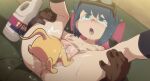  2girls anus bestiality black_socks blush breasts brown_gloves censored constanze_amalie_von_braunschbank-albrechtsberger gloves green_eyes highres jcm2 kagari_atsuko little_witch_academia meme mosaic_censoring mouse_(animal) multiple_girls nipples nude open_mouth rata_con_thinner_(meme) small_breasts socks spread_legs vaginal 