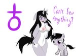  2016 anthro big_breasts big_breats blush breasts cutie_mark english_text equine eyelashes female friendship_is_magic fur hair hi_res horn horse invalid_tag mammal milkteafox my_little_pony nipples nude open_mouth pony pussy simple_background solo standing text unicorn white_background white_fur 