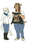  bear clothing duo feline female foolgirl jacket jua_&quot;jackie&quot;_dia lion mammal punk rachel_meeks 