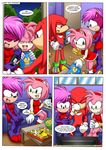  anthro bbmbbf female group hedgehog male mammal mobius_unleashed palcomix sonia_the_hedgehog sonic_(series) 