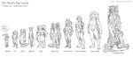  2010 abs breasts cleavage clothed clothing cyclops elf female high_elf horn human humanoid macro male mammal monochrome mythology navel ogre orc pointy_ears ponytail pubes troll wide_hips 