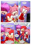  anthro bbmbbf female group hedgehog male mammal mobius_unleashed palcomix sonia_the_hedgehog sonic_(series) 