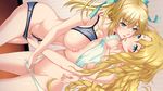  blonde_hair blue_eyes breasts elena_irving fudegaki_soft game_cg incest large_breasts lidia_irving mother_and_daughter nipples wizard_links yuri 