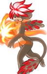  burning degu feathers fire jellymouse magic mammal nali_(jellymouse) rodent wings 