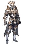 armor armored_boots black_gloves boots chainmail clenched_hand dospi full_armor full_body gloves glowing glowing_eyes helmet highres knight male_focus solo standing white_background yellow_eyes 
