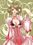  blonde_hair blue_eyes capelet cleavage_cutout collarbone gloves gordon_(tori63) granado_espada lips puffy_sleeves wide_sleeves 