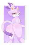  2016 anthro areola big_breasts big_butt blaze_the_cat breasts butt cat feline female fur hair half-closed_eyes jammiez looking_at_viewer looking_back mammal nipples nude presenting presenting_hindquarters pussy raised_tail solo sonic_(series) thigh_gap video_games 