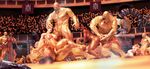  3d 4girls 6+boys anal ass black_hair blonde_hair breasts cassie_cage colliseum exhibitionism fellatio fit gangbang girl hat jacqui_briggs jade monster_girl mortal_kombat multiple_boys multiple_girls muscle nipples nude orgy penis public_sex sex sheeva sonya_blade tagme tan throne uncensored 