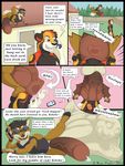  2016 ambush anthro balls big_balls bulging canine cock_vore comic dialogue duo eyewear feline goggles head_first huge_balls hyper hyper_balls hyper_penis inside_balls male male/male male_pred male_prey mammal penis roco vore 