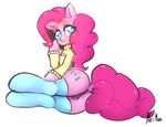  2016 anatomically_correct anatomically_correct_pussy animal_genitalia animal_pussy anus butt clothing cutie_mark earth_pony equine equine_pussy female friendship_is_magic hair horse kei_kun legwear long_hair mammal my_little_pony pinkie_pie_(mlp) pony pussy simple_background solo sweater thigh_highs white_background 