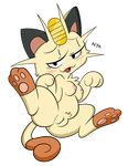  blush breasts cat feline female fenix31_(artist) hi_res mammal meowth nintendo nipples pawpads paws pok&eacute;mon praiz pussy solo spread_legs spreading video_games 