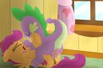 2016 absurd_res anus dragon dtcx97 equine erection female feral friendship_is_magic hi_res male mammal my_little_pony pegasus penetration penis pussy scootaloo_(mlp) sex spike_(mlp) vaginal vaginal_penetration wings 