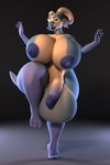  2016 3d_(artwork) absurd_res anthro anthroanim areola balls big_balls big_breasts big_penis breasts dickgirl digital_media_(artwork) dragon hi_res horn huge_balls huge_breasts hyper hyper_balls hyper_penis intersex looking_at_viewer nipples nude open_mouth penis pose simple_background smile snoll_(jennifer) solo thick_thighs wide_hips 