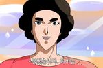  curly_hair eyebrows korean male_focus olympus_guardian open_mouth parody solo steven_quartz_universe steven_universe thick_eyebrows 