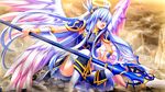  angel armor daitenshi_mehisha eushully fixed game_cg pantsu soukoku_no_arterial thighhighs weapon wings 