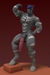  3d_(artwork) anthro anthroanim armpits balls biceps digital_media_(artwork) equine hair horse looking_at_viewer male mammal muscular muscular_male nipples nude pecs penis simple_background smile solo wildstripes_(jennifer) 