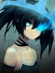  black_hair black_rock_shooter black_rock_shooter_(character) black_rock_shooter_beast blue_eyes burning_eye commentary glowing glowing_eye highres looking_at_viewer pale_skin solo tank_top twintails xh 