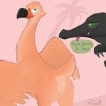  avian beak bird birdlock butt claws dinosaur feathers flamingo gerry raptor texan theropod viewer wings 