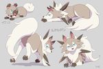  bad_id bad_pixiv_id blue_eyes claws dog fluffy fur gen_7_pokemon looking_at_viewer looking_back looking_up lycanroc lying no_humans pokemon pokemon_(creature) puppy rockruff ronisuke tail wolf 