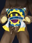  ambiguous_gender blush cum cum_inside duo edit hi_res human kirby_(series) magolor male male/ambiguous mammal nintendo not_furry penetration sex size_difference solo_focus uncensored video_games vivid_fox waddling_head 