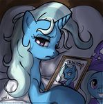  &lt;3 bed blue_fur equine friendship_is_magic fur hat horn john_joseco looking_at_viewer mammal my_little_pony pillow purple_eyes solo tired trixie_(mlp) unicorn 