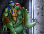  bakameganekko invalid_tag leonardo_(tmnt) ninja raphael_(tmnt) reptile scalie teenage_mutant_ninja_turtles teenager turtle turtles 