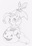  ambiguous_gender candy dfectivedvice duo earth_pony equine eyelashes female feral food friendship_is_magic hair hat hooves horse mammal monochrome my_little_pony parasprite_(mlp) pinkie_pie_(mlp) pony simple_background sketch smile traditional_media_(artwork) white_background 