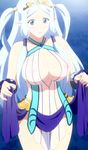  1girl breasts highres large_breasts nipples queen&#039;s_blade solo standing stitched tina_(queen&#039;s_blade) 