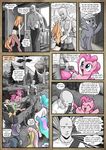  2016 anon blue_hair clothed clothing comic cutie_mark dialogue earth_pony english_text equine fan_character feathered_wings feathers female feral fluttershy_(mlp) friendship_is_magic frown fur green_eyes hair hi_res horn horse human hybrid inside limestone_pie_(mlp) mammal mascara_(oc) maud_pie_(mlp) monochrome multicolored_hair my_little_pony panties pegasus pencils_(artist) pink_fur pinkie_pie_(mlp) pony princess_celestia_(mlp) purple_eyes purple_fur purple_hair red_eyes satyr smile text underwear winged_unicorn wings 