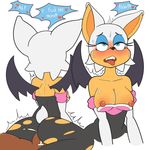  2016 ambiguous_penetration bat blush clothed clothed_sex clothing cum cum_inside digital_media_(artwork) faceless_male female m0n1e makeup male male/female mammal nipples penetration rouge_the_bat sex sonic_(series) sweat text tongue tongue_out topless torn_clothing 
