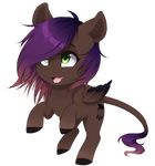  alpha_channel blue_feathers brown_feathers brown_fur cutie_mark equine eyelashes fan_character feathers female feral fur gradient_hair green_eyes hair hooves mammal my_little_pony nude open_mouth pegasus pink_hair purple_hair silentwulv simple_background smile solo tongue transparent_background wings 