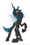 2016 changeling fangs female friendship_is_magic green_eyes hole_(disambiguation) hungry my_little_pony queen_chrysalis_(mlp) sharp_teeth solo teeth tongue wandrevieira1994 wings 
