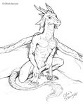  2006 anthro chris_sawyer dragon muscular nude scalie solo tagme western_dragon 