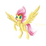 2012 alpha_channel blue_eyes cutie_mark dalagar equine feathered_wings feathers female feral fluttershy_(mlp) flying friendship_is_magic fur hair hooves mammal my_little_pony nude pegasus pink_hair simple_background smile solo transparent_background wings yellow_feathers yellow_fur 