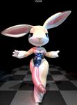  3d_(artwork) animated big_penis bouncing_breasts bouncy breasts digital_media_(artwork) herm hip_sway intersex lagomorph long_penis looking_forward mammal penis rabbit thick_penis voluptuous walking wide_hips xylas 