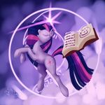  2013 book cutie_mark dalagar equine eyelashes eyes_closed female feral friendship_is_magic fur hair horn magic mammal my_little_pony nude open_mouth purple_fur purple_hair solo twilight_sparkle_(mlp) unicorn 