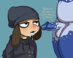  anthro anthrofied azumarill azupis balls beanie blush canine circumcised clothing cum cum_drip cum_from_mouth cum_in_mouth cum_inside cum_on_clothing dripping duo english_text erection faceless_male half-closed_eyes hat hoodie humanoid_penis male male/male mammal mottled_penis nintendo nude penis pok&eacute;mon pok&eacute;morph pull_out rafael_acosta slightly_chubby smeargle standing text video_games yopo 
