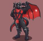  bulge dragon drone gas_mask helixjack male mask muscular rubber solo transformation 