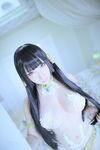  asian breasts cosplay dead_or_alive dead_or_alive_5 dead_or_alive_xtreme_3_fortune large_breasts midriff navel nyotengu photo pose revealing_clothes saku_(shooting_stars) solo 