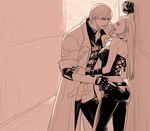  1boy 1girl ass breasts couple dante_(devil_may_cry) devil_may_cry devil_may_cry_4 large_breasts long_hair trish_(devil_may_cry) 