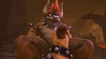  3d_(artwork) animated bowser claws digital_media_(artwork) dragon giga_bowser horn horny jackoff male male/male mario_bros nintendo penis reptile scalie spikes super_smash_bros turtle video_games 