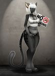  anthro cigarette clothed clothing feline female looking_at_viewer mammal overweight solo thick_thighs watermark wide_hips xxmteexx 