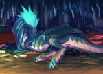  book cold dota dragon female ice nahyon painting pin presenting pussy solo up video_games wyvern 