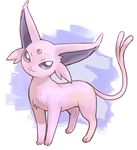  bad_id bad_pixiv_id espeon forked_tail gen_2_pokemon horey lowres no_humans pokemon pokemon_(creature) purple_eyes purple_hair smile solo tail 