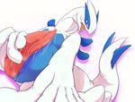  autofellatio big_penis blush fklow legendary_pok&eacute;mon looking_at_viewer lugia male masturbation nintendo open_mouth oral penis pok&eacute;mon saliva slightly_chubby solo tapering_penis video_games 